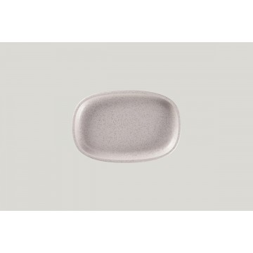 Dish oval grey porcelain...