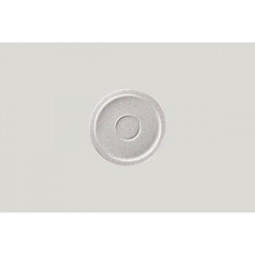 Saucer round grey porcelain...