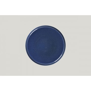 Flat coupe plate round blue...