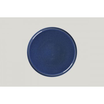 Flat coupe plate round blue...