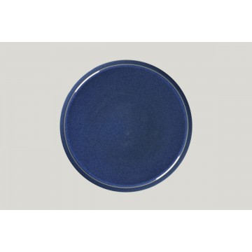 Flat coupe plate round blue...