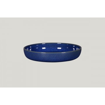 Soup plate round blue...
