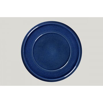 Dinner plate round blue...