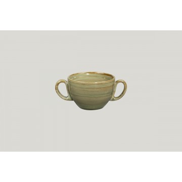 Soup bowl green porcelain...