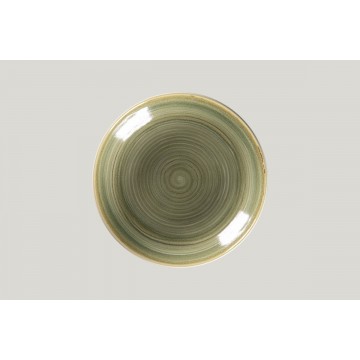 Soup plate round green...