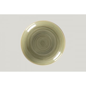 Soup plate round green...