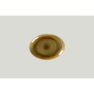 Dish oval beige porcelain...