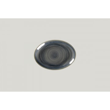Dish oval grey porcelain 21...