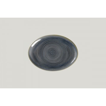 Dish oval grey porcelain 26...