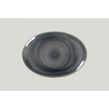 Dish oval grey porcelain 32...
