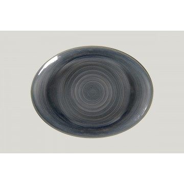 Dish oval grey porcelain 36...