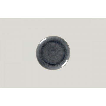 Flat coupe plate round grey...