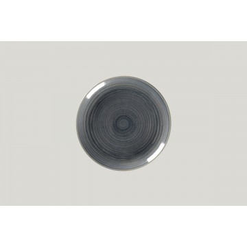 Flat coupe plate round grey...