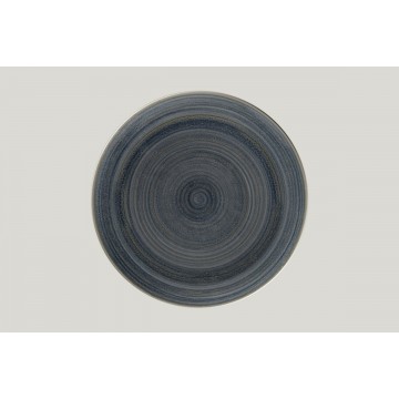 Flat coupe plate round grey...