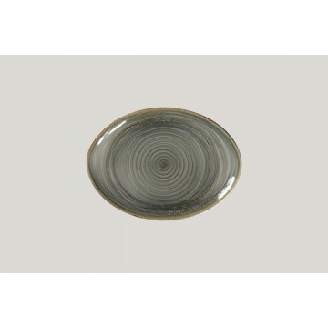 Dish oval grey porcelain 26...