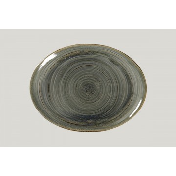 Dish oval grey porcelain 36...