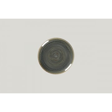 Flat coupe plate round grey...