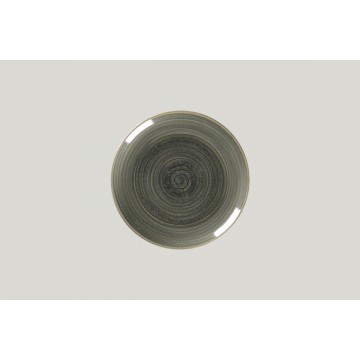 Flat coupe plate round grey...