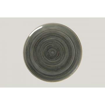 Flat coupe plate round grey...