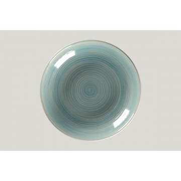 Soup plate round blue...