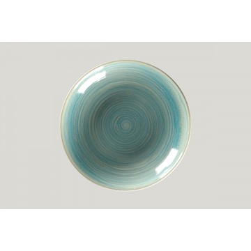 Soup plate round blue...