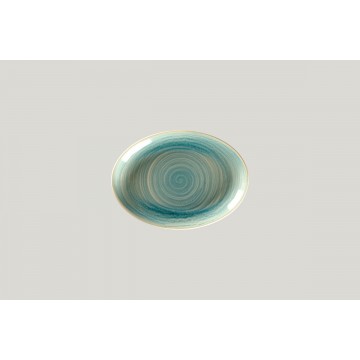 Dish oval blue porcelain 21...