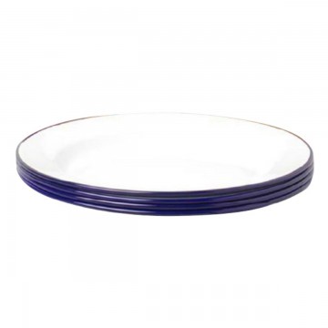 4 ASS 24CM ACIER EMAIL BLC...