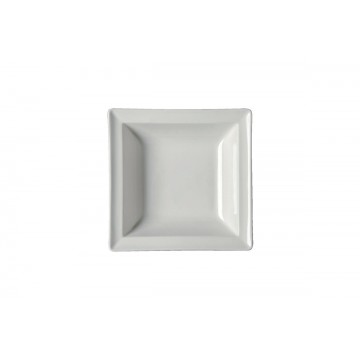 Dish round ivory porcelain...