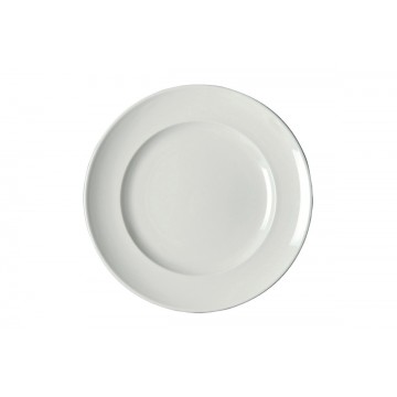 Dinner plate round ivory...