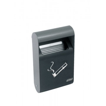 Wall-mounted ashtray steel...