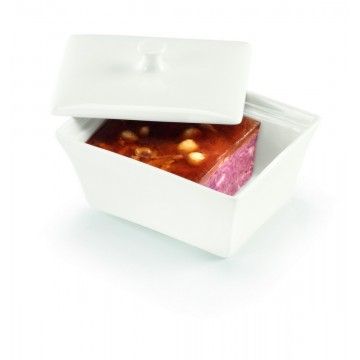 Tureen rectangular ivory...