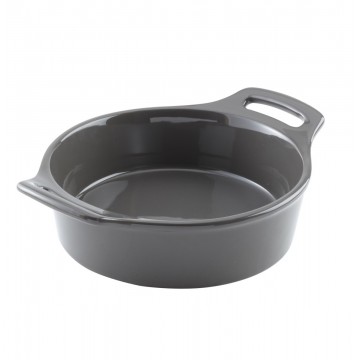Dish round grey stoneware Ø...