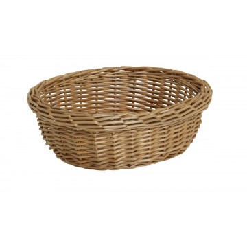 Basket oval beige 25.5x21x9...