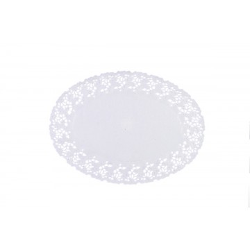 Doily oval white 31x23 cm...