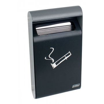 Wall-mounted ashtray steel...