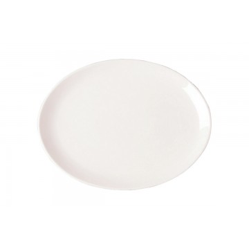 Dish oval ivory porcelain...