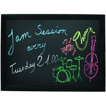 Wall-mounted blackboard...