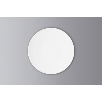Dinner plate round ivory...
