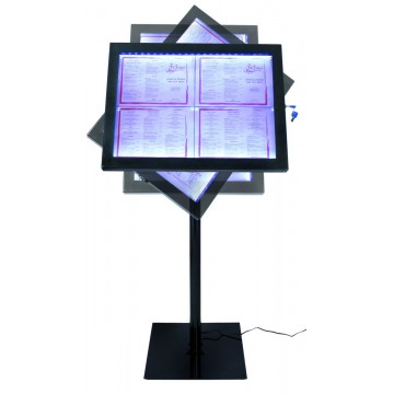 Light-up menu holder...