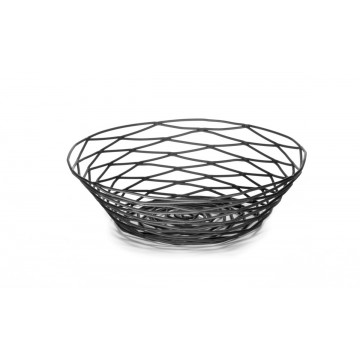 Basket round black Ø 20 cm...