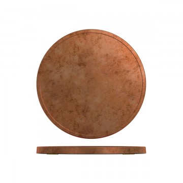 Tray round copper melamine...