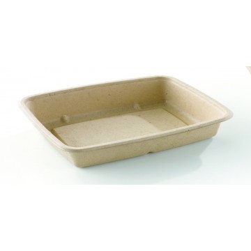 Tray rectangular beige...