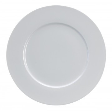 Dinner plate round ivory...