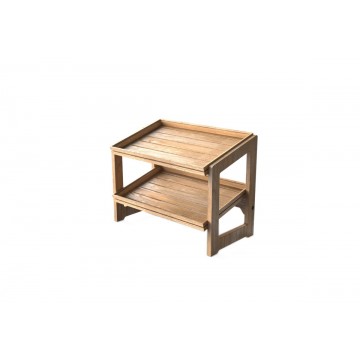 Shelf oak 57.4x32.3x44.1 cm...