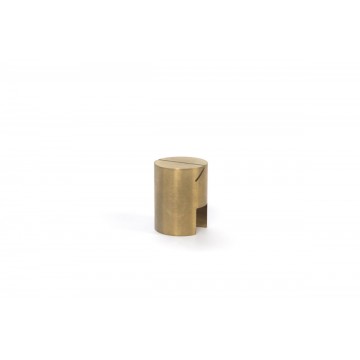 Label holder brass gold Ø 3...