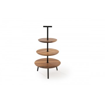 Pastry stand walnut Ø 32.5...