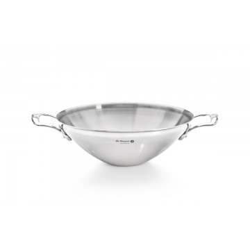Wok round stainless steel Ø...