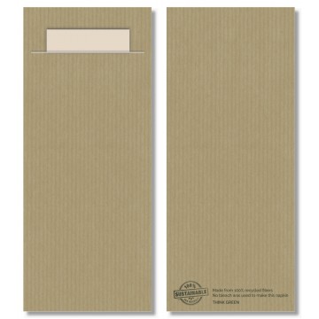 Sleeve beige cellulose...