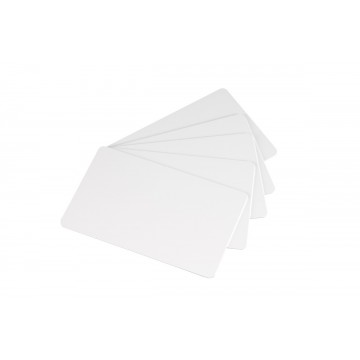 PVC card rectangular white...