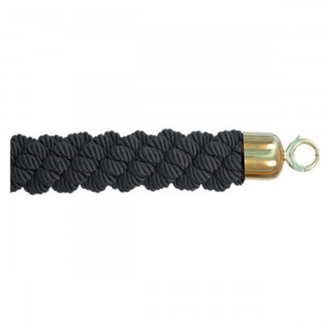 CORDON EMBOUT OR 1.5M  NOIR